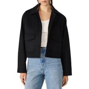 NWT Faux Suede Trucker Jacket - XL